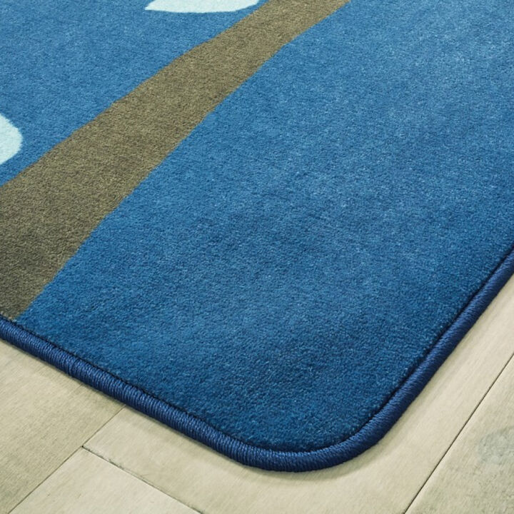 Carpets for Kids Kidsoft Branching Out Rug Rectangle 8 x 12 ft