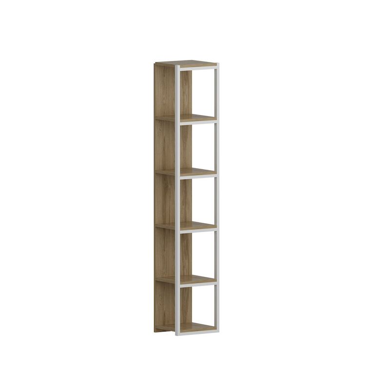 Decorotika Texas Bookcase  White&Oud Oak