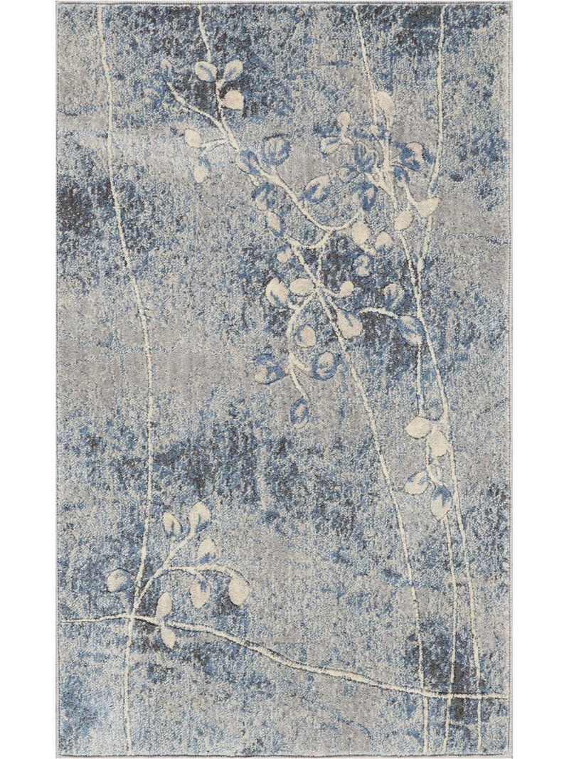Somerset ST74 Silver/Blue 2'6" x 4' Rug