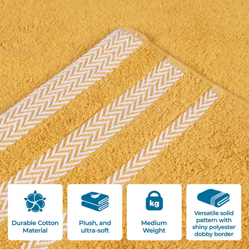 2-Piece Cotton Towel Set &ndash; Plush, Absorbent Bath Towels image number 4