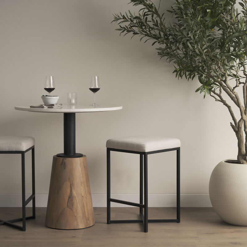 Frodo Fabric 26.5" Seat Stool