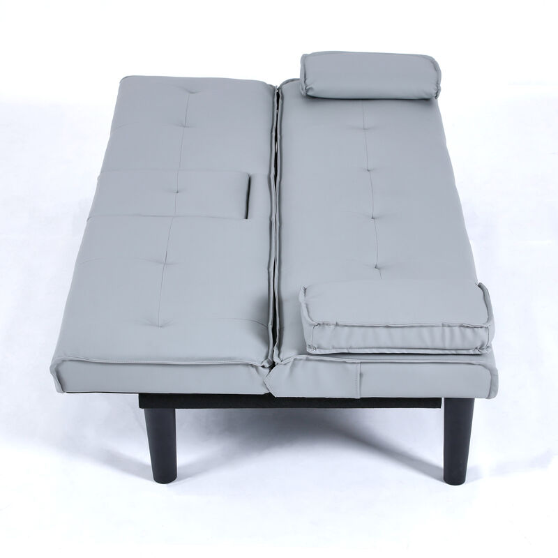 Malwin PVC multi-functional sofa bed image number 8