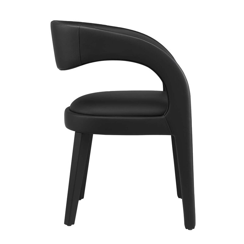 Pinnacle Vegan Leather Dining Chair Set of Two image number 1