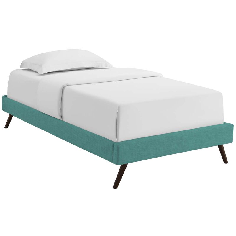 Modway - Loryn Twin Fabric Bed Frame with Round Splayed Legs image number 0
