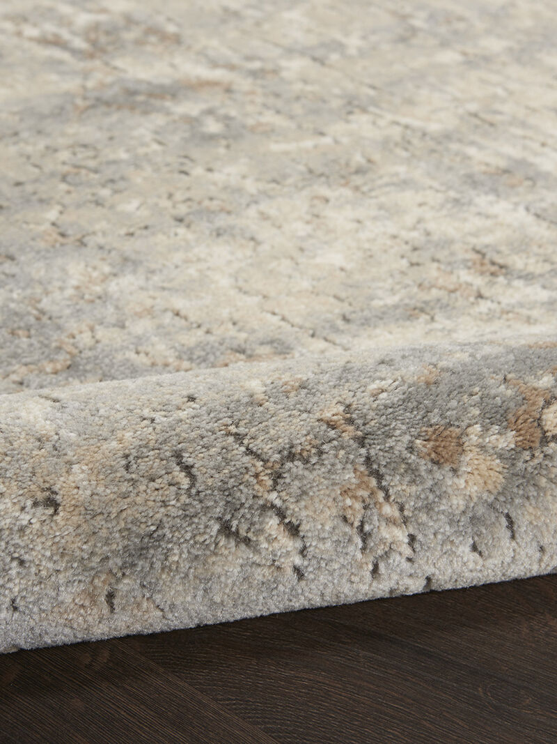 Quarry QUA03 Beige/Gray 3' x 5' Rug