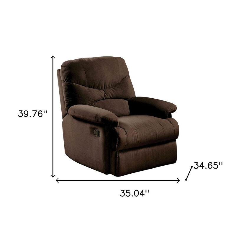 Comfortable Microfiber Recliner Armchair for Lounge or Bedroom Seating