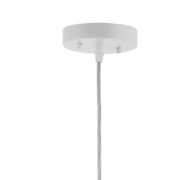 Luna Bohemian Modern Woven Rattaniron LED Pendant