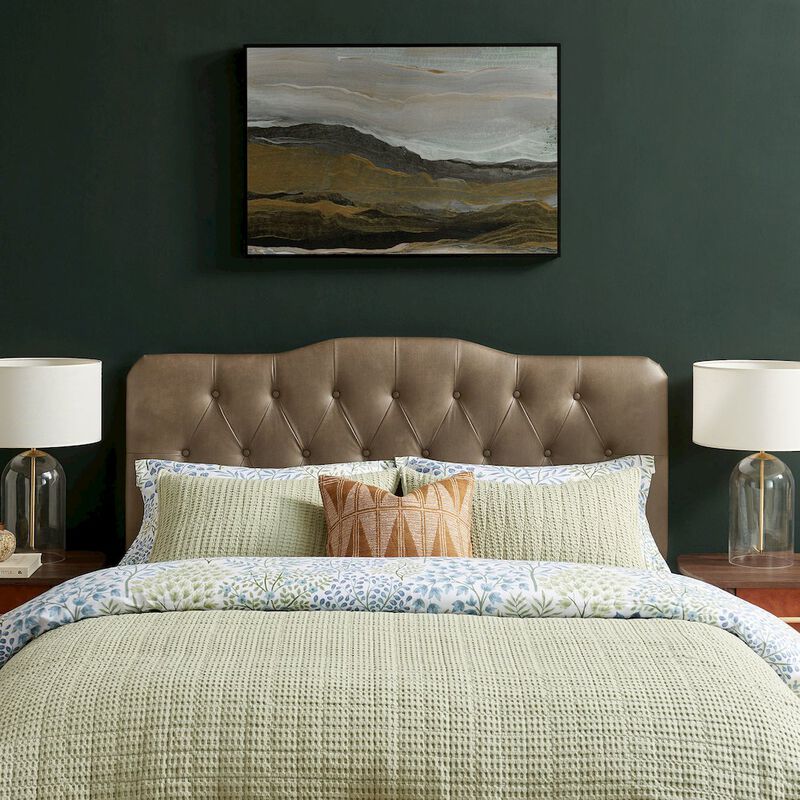 Annabel Faux Leather Queen Headboard image number 6