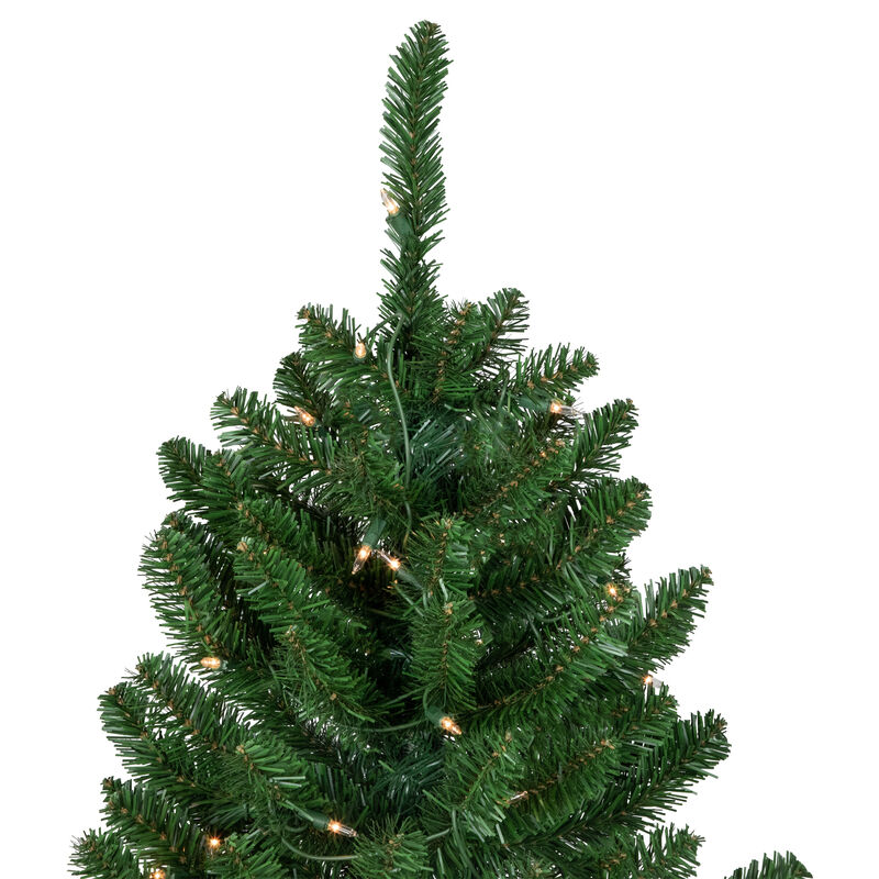 15' Pre-Lit Genoa Fraser Fir Slim Artificial Christmas Tree  Clear Lights