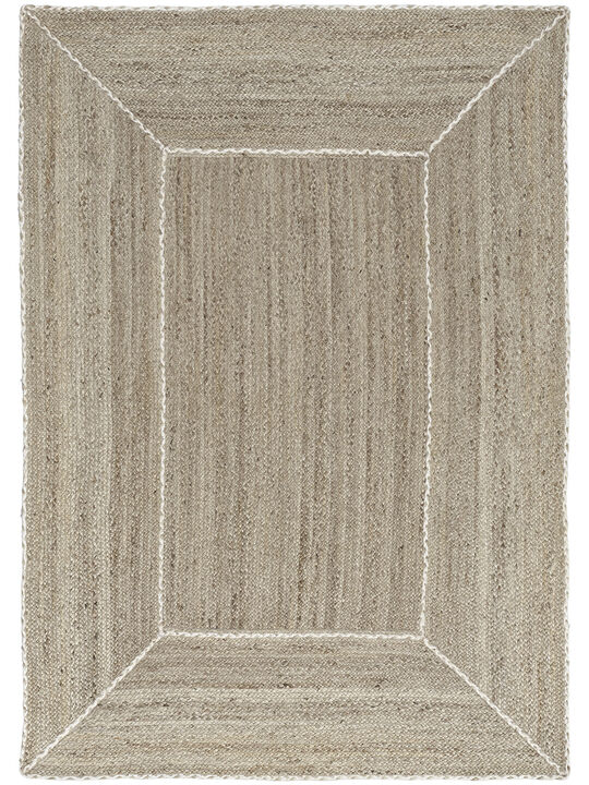Terrazzo Jute TRJ01 Natural/Gray 6' x 9' Rug