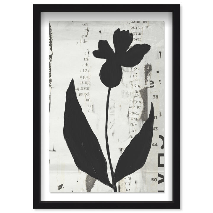 Single Orchid Abstract Canvas Print by Oliver Gal