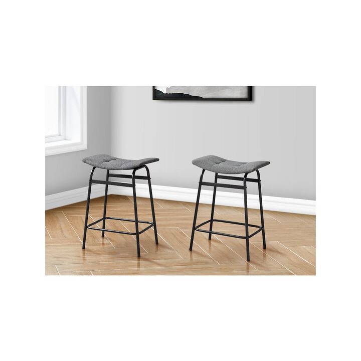 Barstool, Counter Height, Set Of 2
