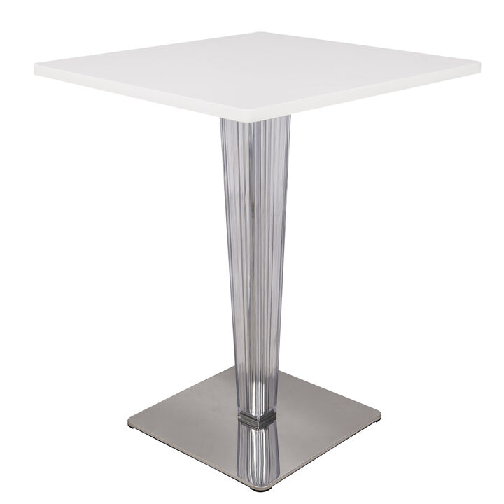 LeisureMod Modern Glen MDF Dining Table