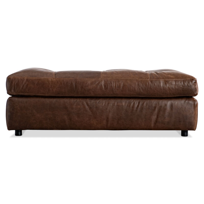 Nest Leather Ottoman image number 2