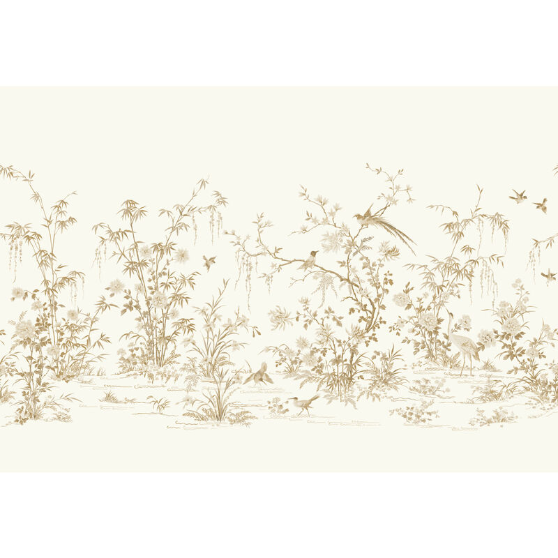 Flowering Vine Chino 24 Karat Wallpaper image number 2