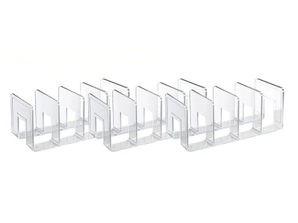 Shoe Organizer Adjustable Shelves Closet Storage Clear Kids