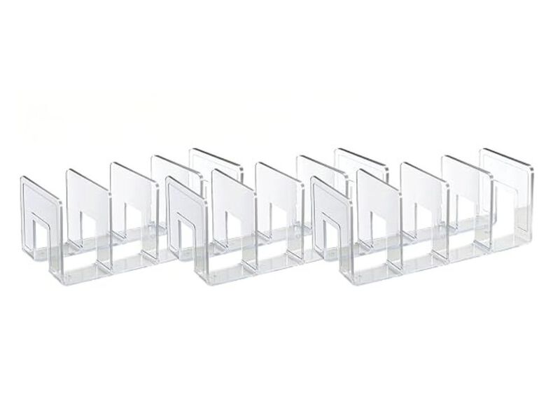 Shoe Organizer Adjustable Shelves Closet Storage Clear Kids image number 0