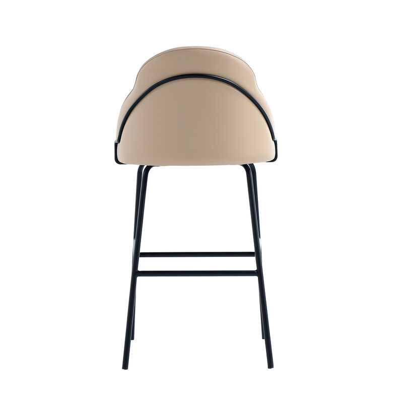 Gracie Barstool in Tan and Black