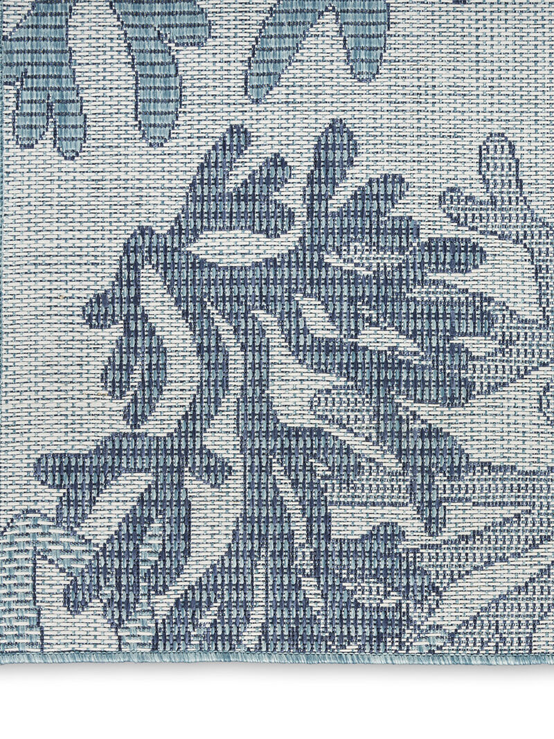 Garden Oasis GOA05 Blue 3' x 5' Rug