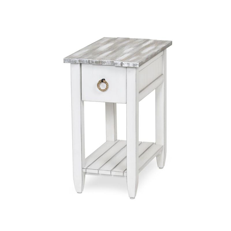 Sea Winds Coastal Furniture Picket Fence Chairside Table