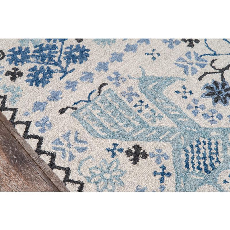 Momeni Transitional Rectangle Area Rug, Blue, 7'6 X 9'6