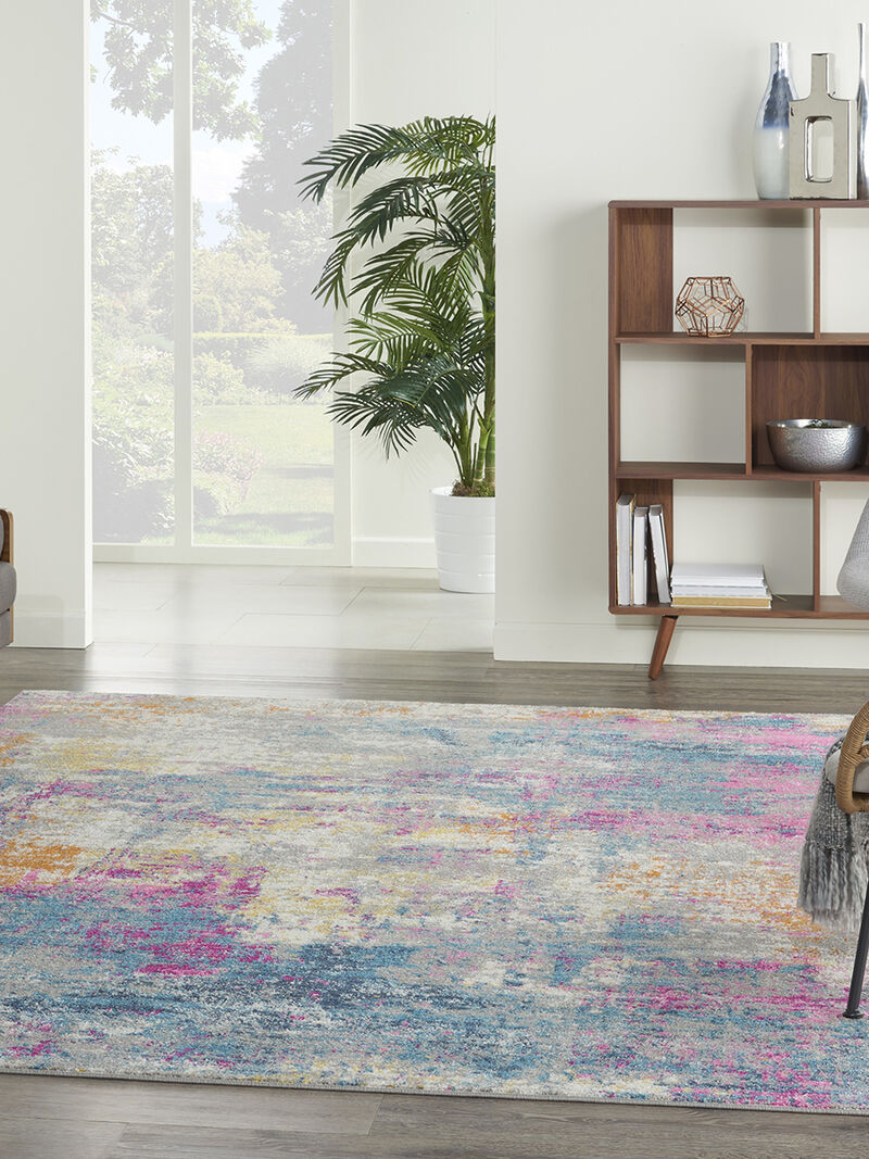 Passion PSN36 Ivory/Multicolor 6' x 9' Oval Rug image number 8