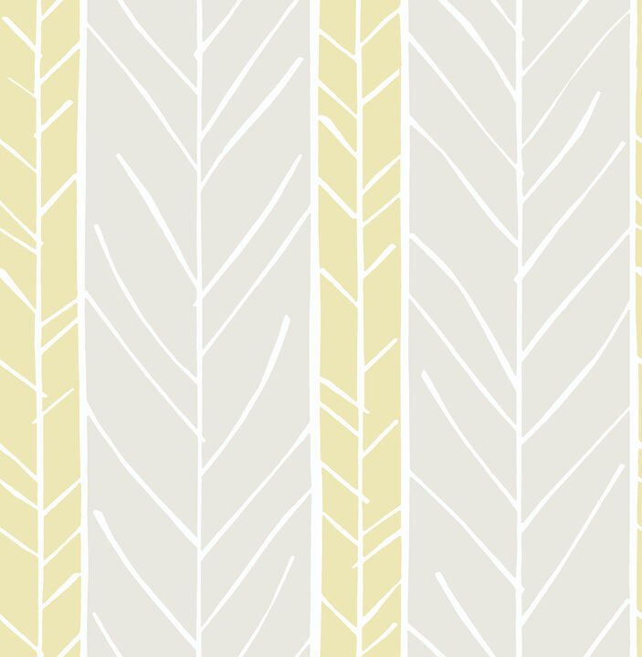 Lottie Yellow Stripe Wallpaper (Set of 2)