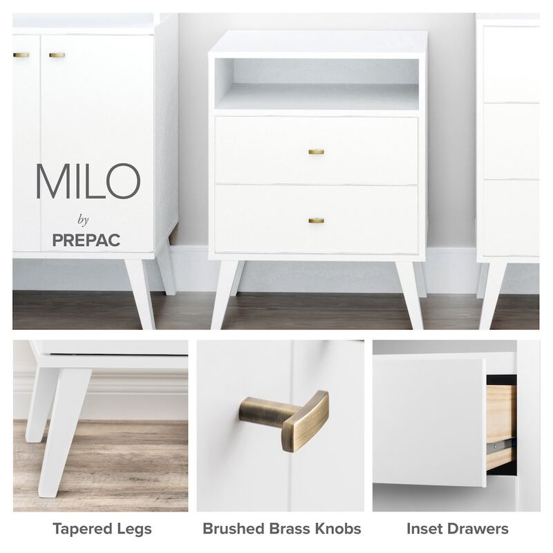 Prepac Milo 7-drawer Dresser, White