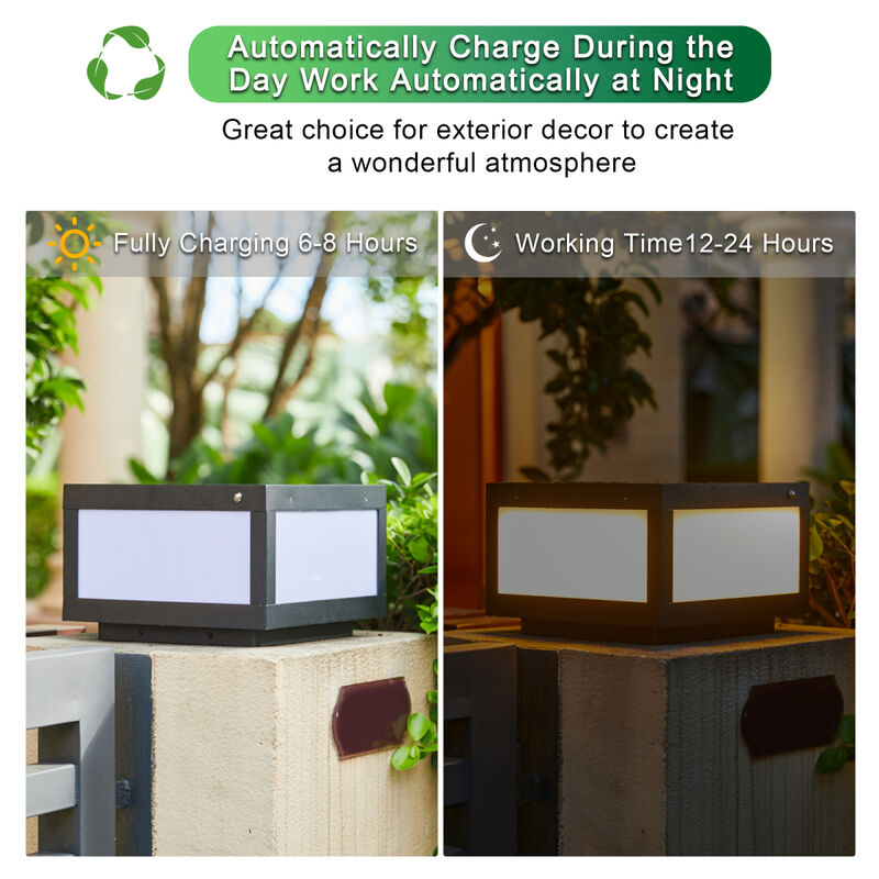 Solar Wall Lamp With Dimmable LED