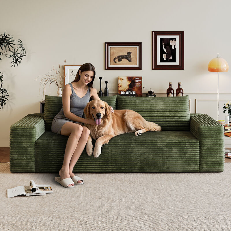 3-Seater Fabric Sofa image number 4