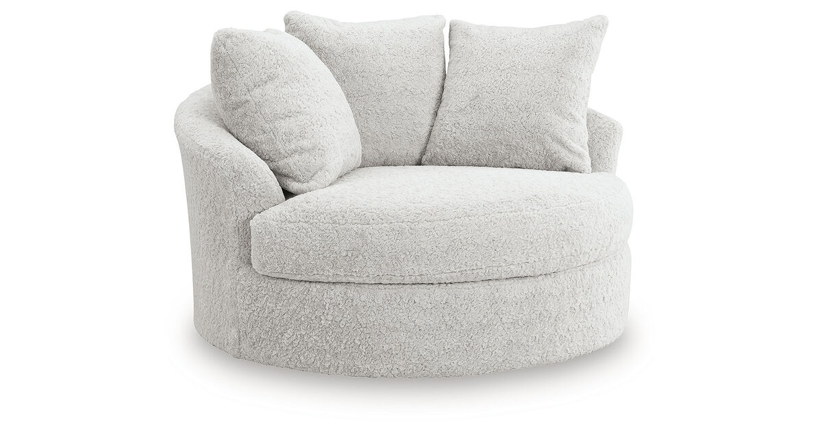 Snodoodle Oversized Swivel Accent Chair