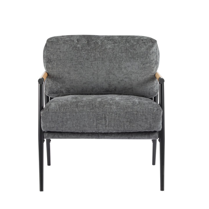 Merax Modern Accent Chair with Plush Cushions
