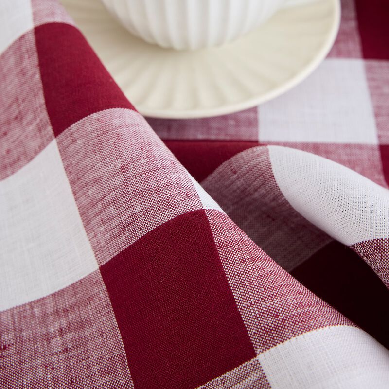 Linen Table Runner - Buffalo Check image number 3