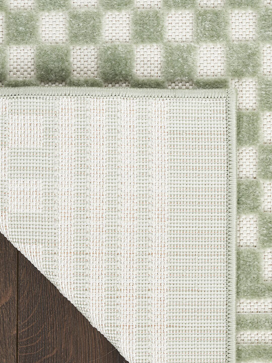 Care Free CAF02 Green 3'11" x 5'11" Rug