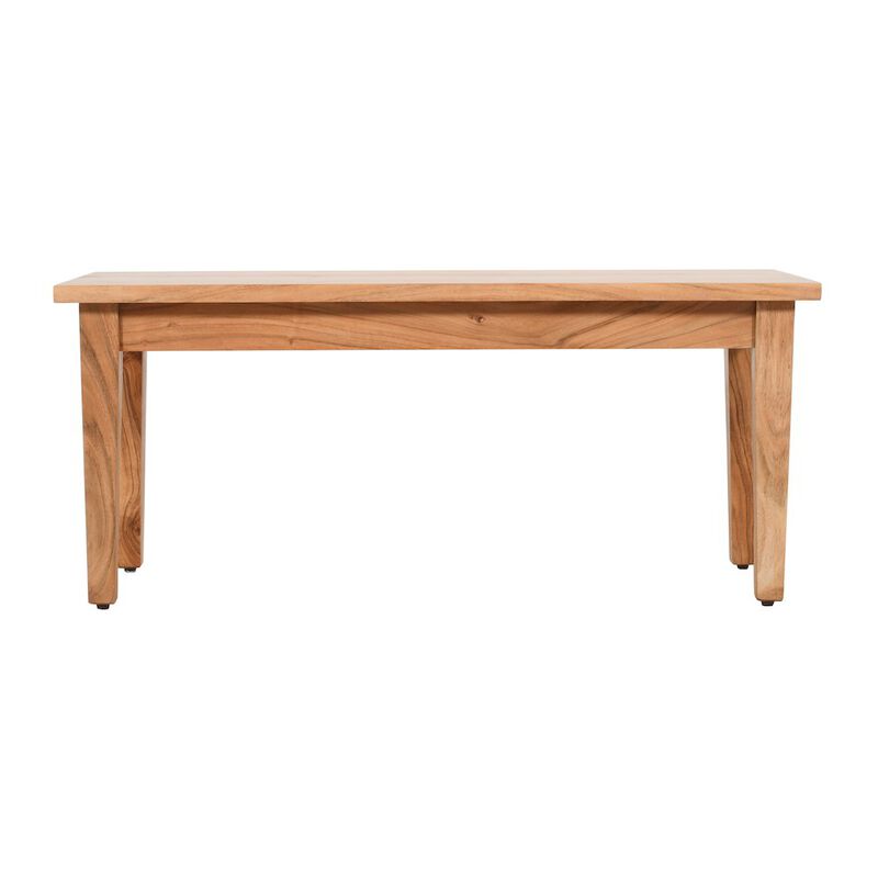 Jofran Colby 42 Traditional Classic Solid Hardwood Bench