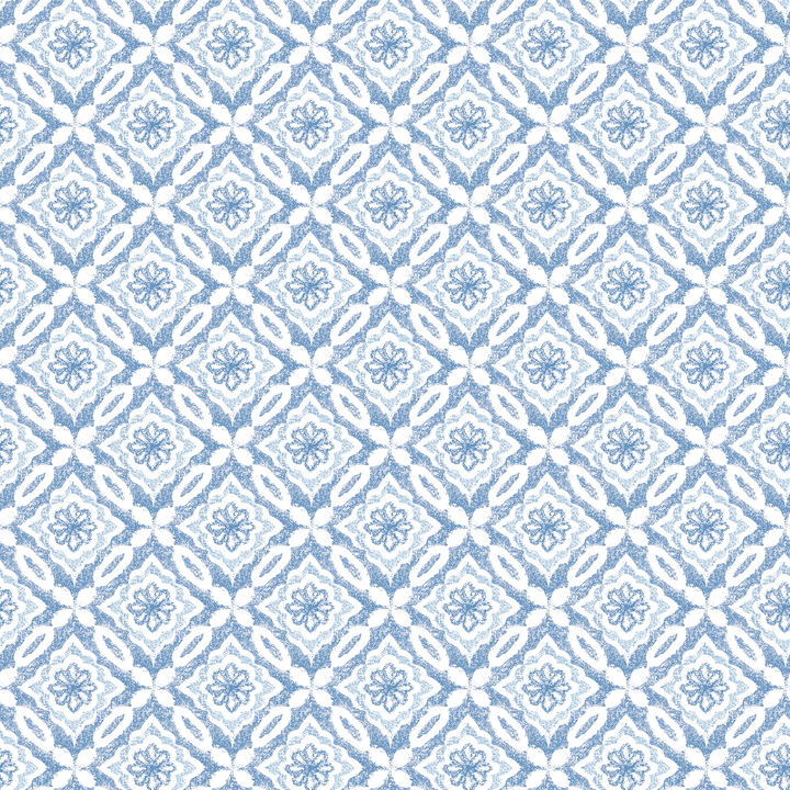 Hugson Blue Quilted Damask Wallpaper (Set of 2)