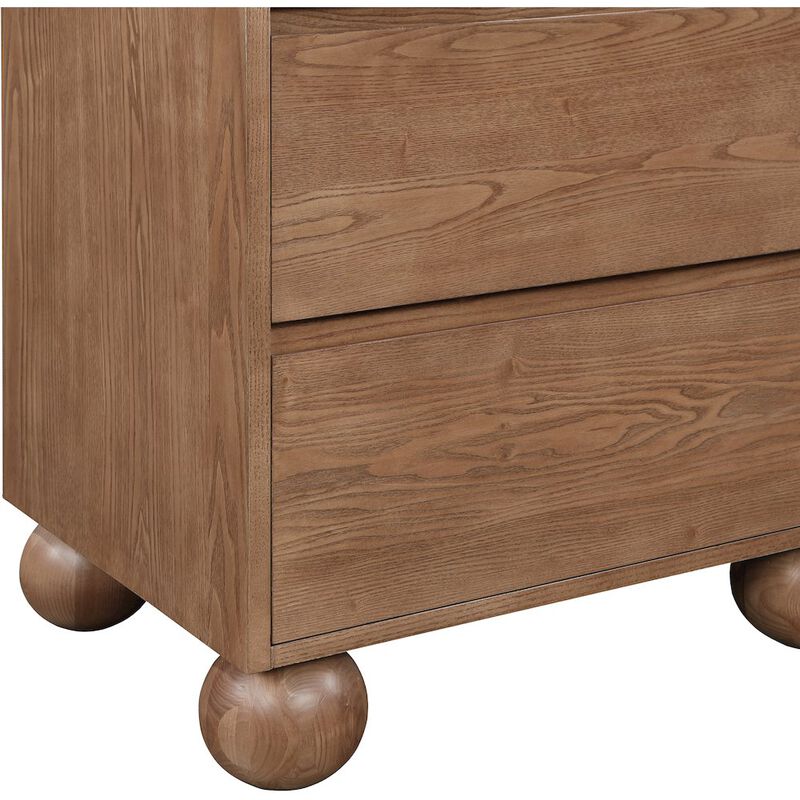 Meridian Furniture Kent Walnut Night Stand