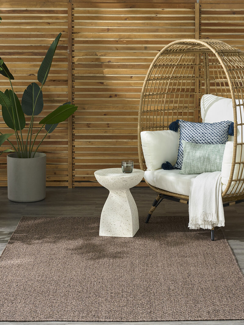 Tulum TLM03 Brown 4' x 6' Rug