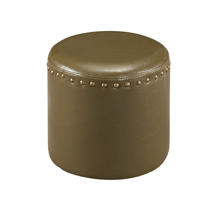 Kings Brand Furniture Lemar Round Ottoman Stool