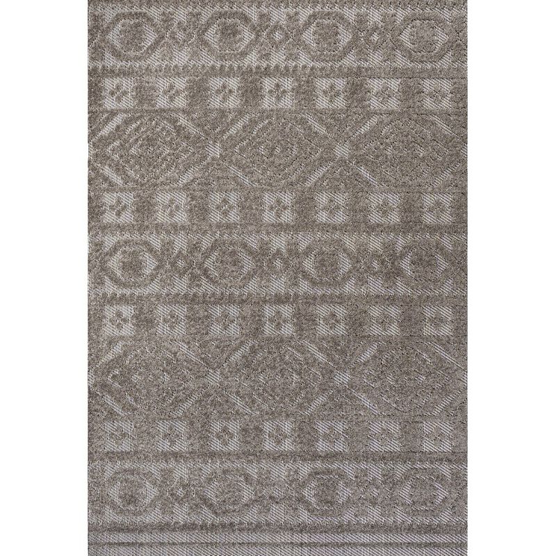 Citta High-Low Pile Mediterranean Tile Area Rug