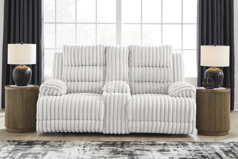 Technique Power Reclining Loveseat with Console image number 1