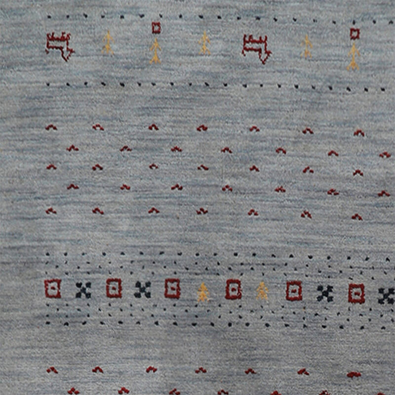 RUGSOTIC CARPETS HAND KNOTTED LOOM WOOL ECO-FRIENDLY AREA RUGS  - Rectangle, Contemporary Modern Design, High Pile Handmade Anti Skid Rugs for Living Room (L00585) image number 5