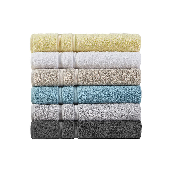 Gracie Mills Kairos 500 gsm 6-Piece Turkish Cotton Towel Set