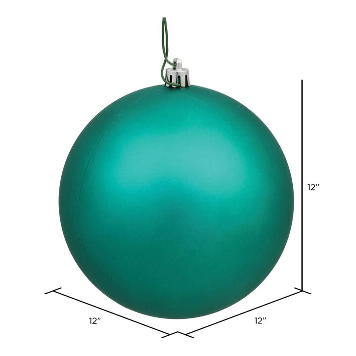 Vickerman Teal Matte Ball UV Drilled Cap -