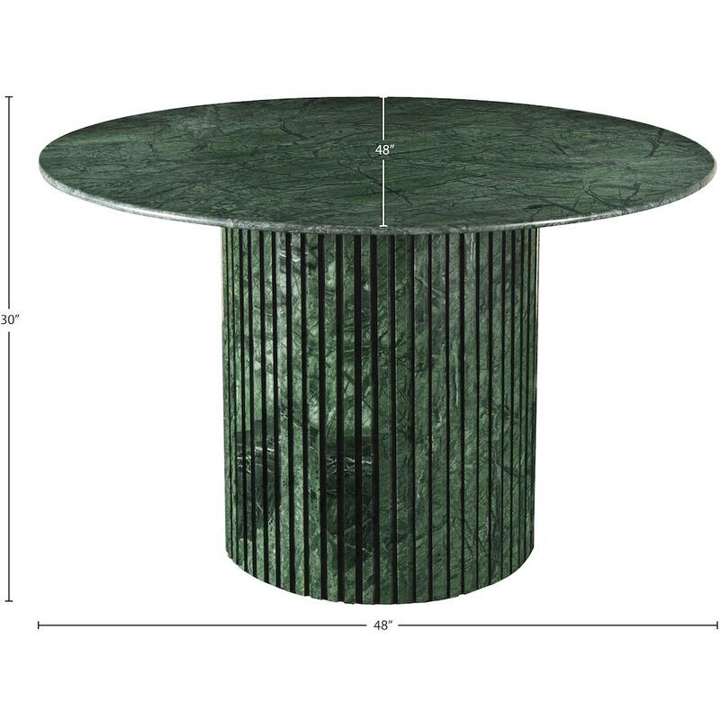 Meridian Furniture Genoa Green Dining Table