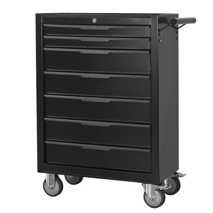 ELEMENT ACE 7-Drawer Rolling Tool Chest Cabinet Large Capacity Metal Storage Organizer with Locking System Smooth Slides Casters for Garage Workshop Warehouse