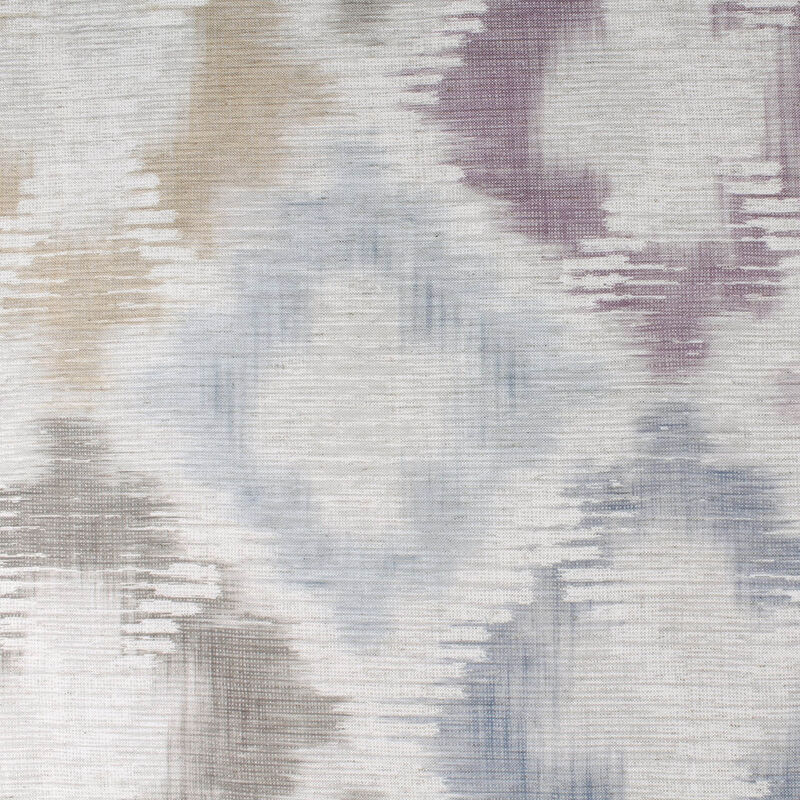 Saturday Knight Ltd Davidson Stripe Faux Linen Fabric Bath Shower Curtain - 70x72", Natural