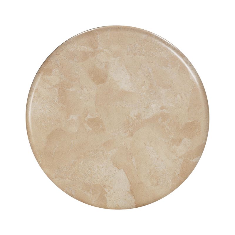 Mire Rose Faux Marble Side Table image number 3