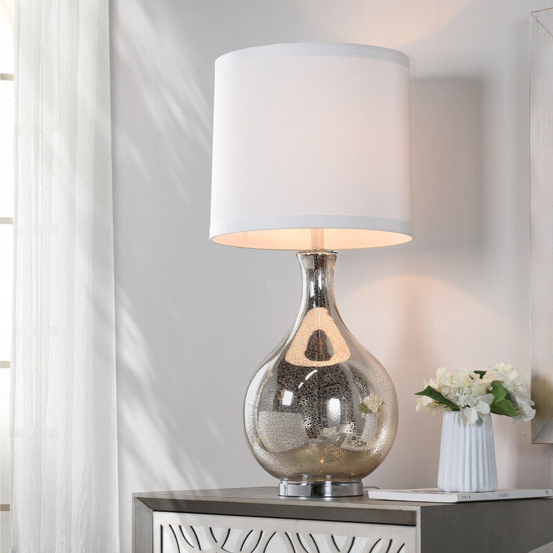 Silver Mercury Teardrop Lamp