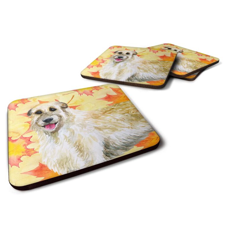 Caroline's Treasures Irish Wolfhound Fall Decorative coasters, Multicolor